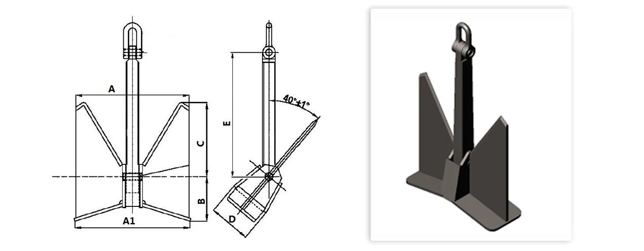 boat anchor  drawing